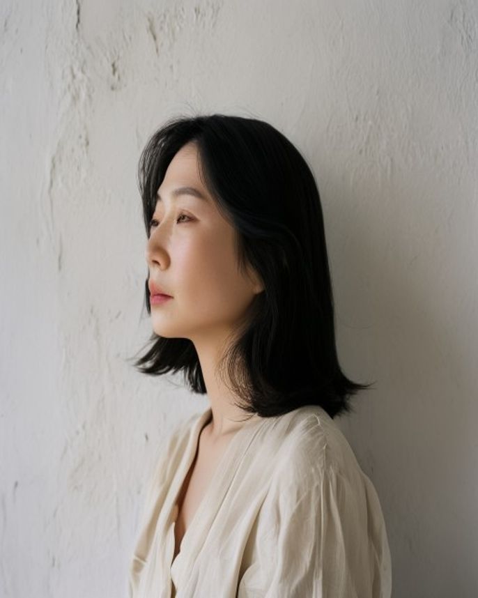 Meori founder Dr. Park Ji-Won in the Seongsu studio