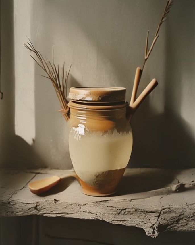 Fermented Rice Water — ingredient source photograph